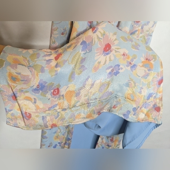 SOMETHING NAVY DRESS FLORAL Blue - Picture 12 of 15